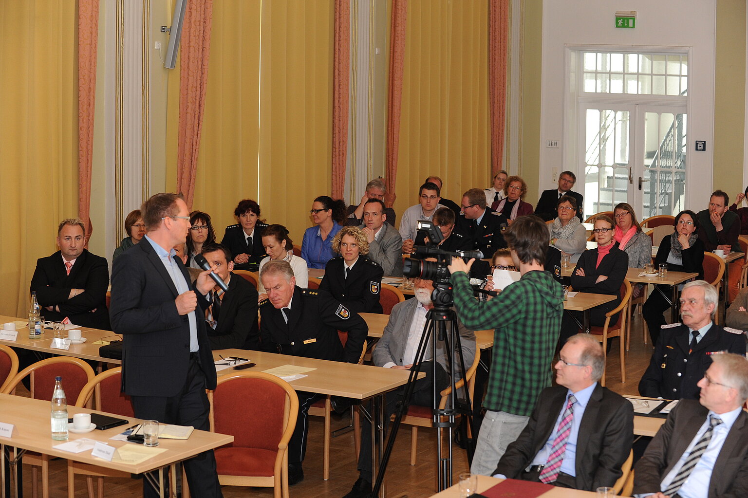 Teilnehmer während des Landesmedientages in Schwerin – Foto: Rainer Cordes